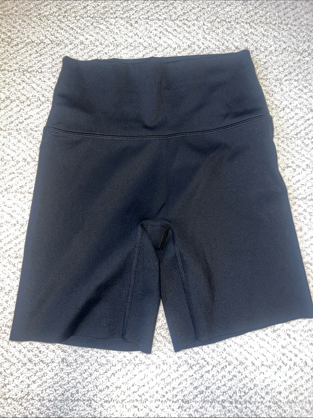 aerie Black High-Rise Bike Shorts